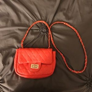 Orange Crossbody Purse