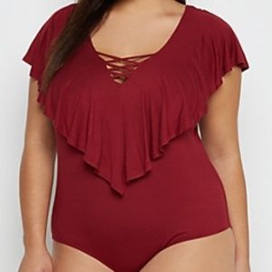 *PRICE DROP* Rue 21 Crimson Bodysuit 3X