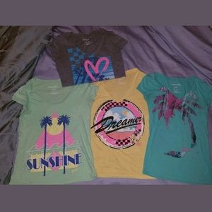 Lot of 4 Aeropostale t-shirts