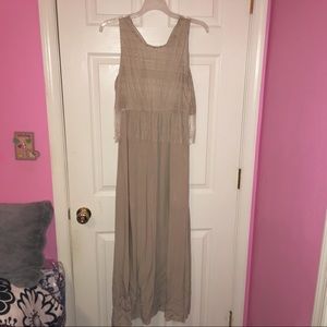Maxi Dress With Ruffles