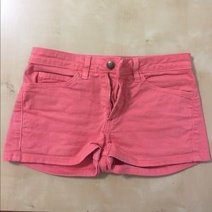 American apparel jean shorts