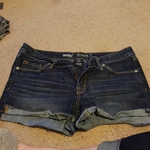 Denim shorts