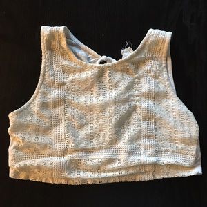 lace crop top