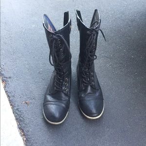 Steve madden combat boots