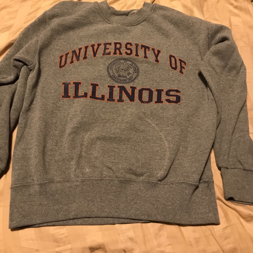 University of Illinois crew neck