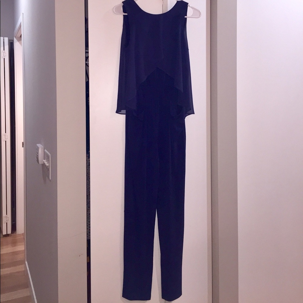 BCBGeneration Navy Jumpsuit
