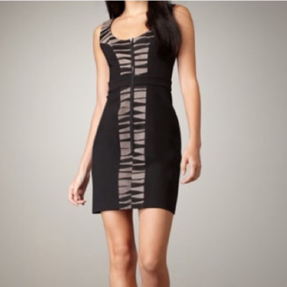 🌺 Ali Ro Black Tiger Dress Size 8