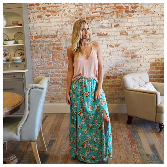 Dresses & Skirts - Jade floral maxi skirt