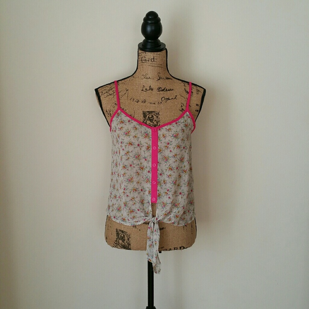 Wet Seal flower tank top