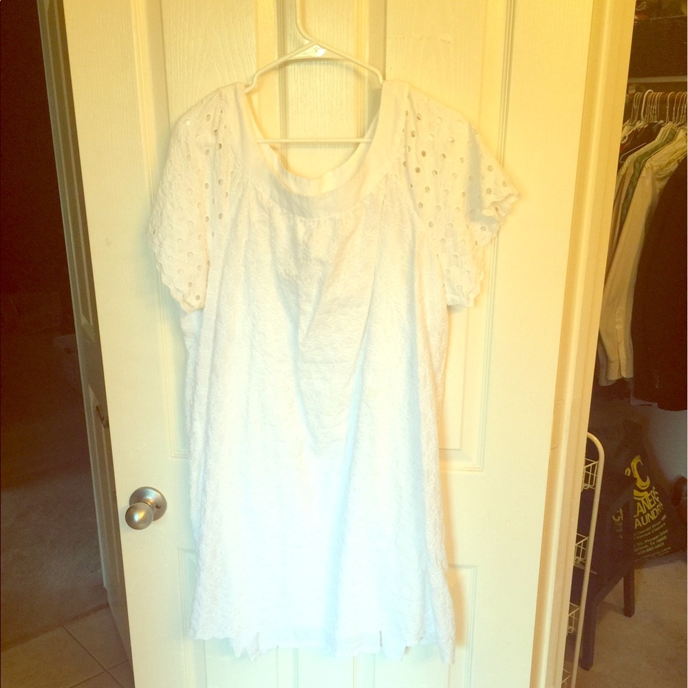 White Eyelet dress