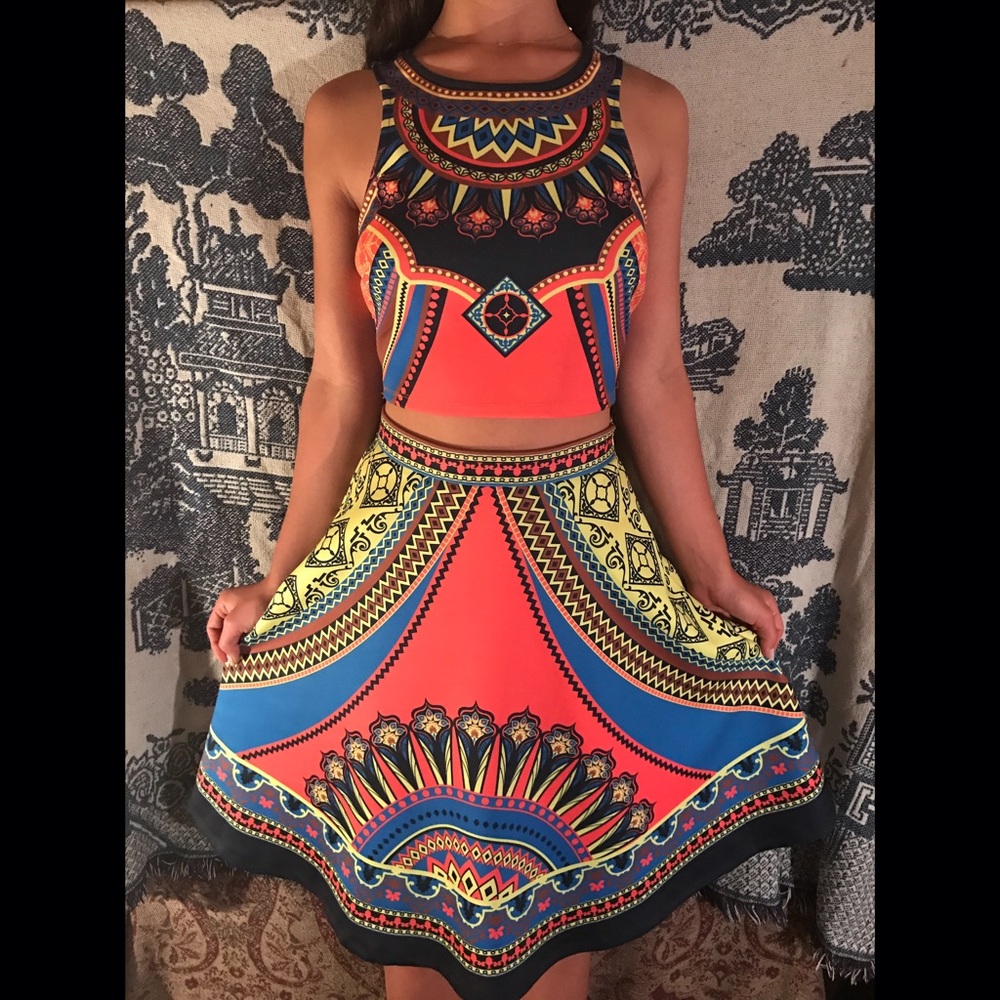 Neon Summertime 2 Piece Set