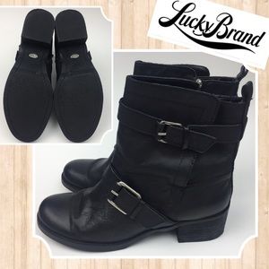 Lucky Brand Black Boots EUC Only Worn Twice Size 9
