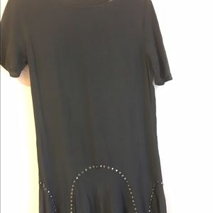 Navy Stud Detail Dress- Zara