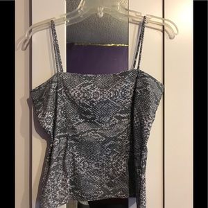Vintage snake print top!