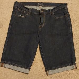 Denim bermudas