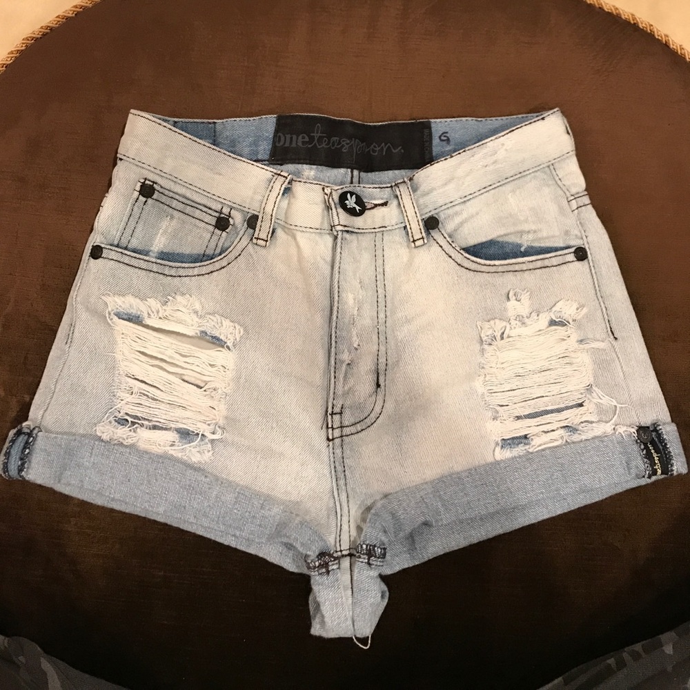 One Teaspoon High Waisted Shorts 24
