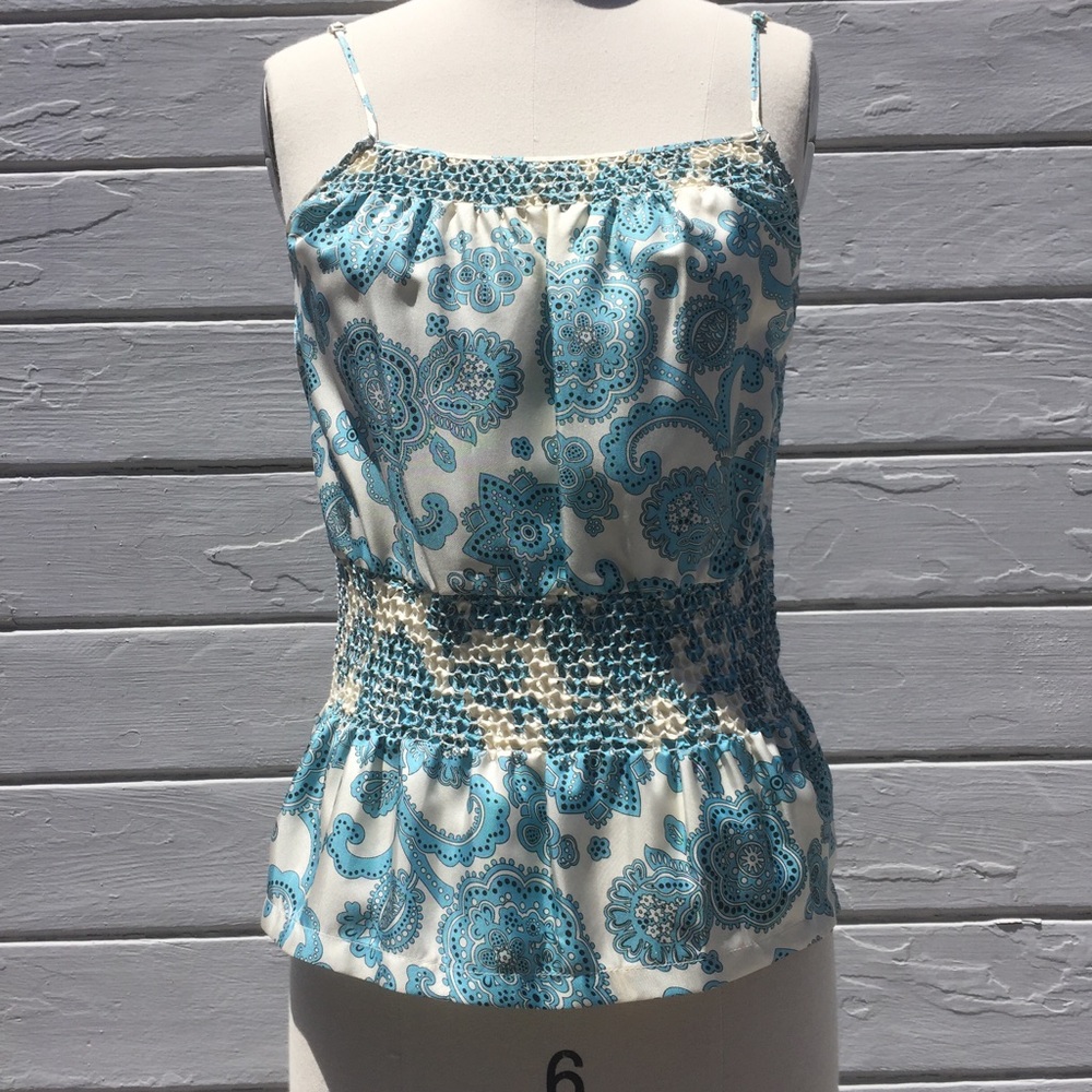 Paul & Joe Silk Smocked Camisole