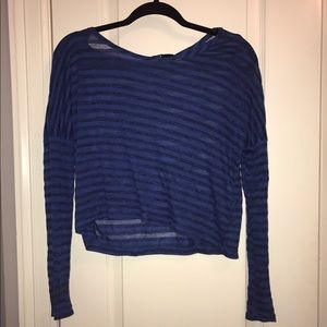 Striped Blue Top