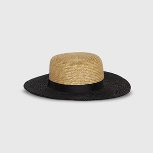Who What Wear Straw Boater Hat