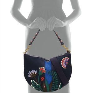 Tory Burch semicircle Utopia Handbag❤️ Ladybugs!!