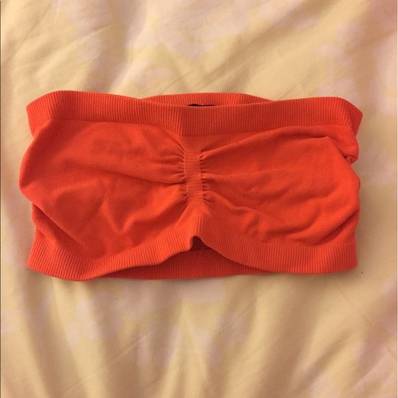 Bebe Pinkish/red super stretchy brallete/bandeau - Picture 1 of 2
