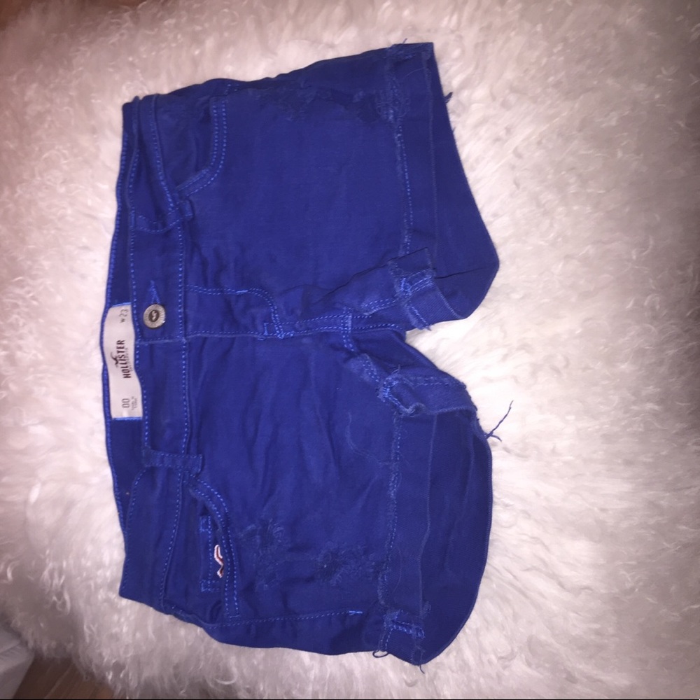 Blue Hollister shorts