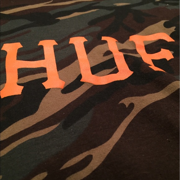 huf orange and camo shirt - Picture 2 of 2