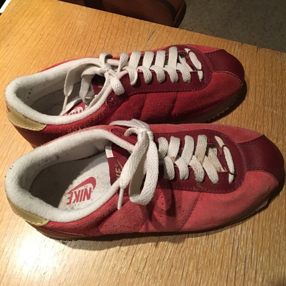 Nike Cortez -- perforated swoosh