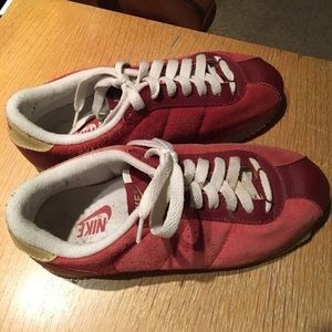 Nike Cortez -- perforated swoosh