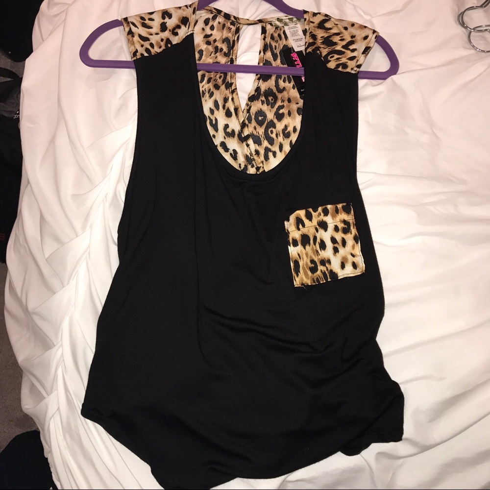 Cheetah tank top
