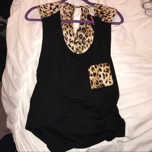 Cheetah tank top