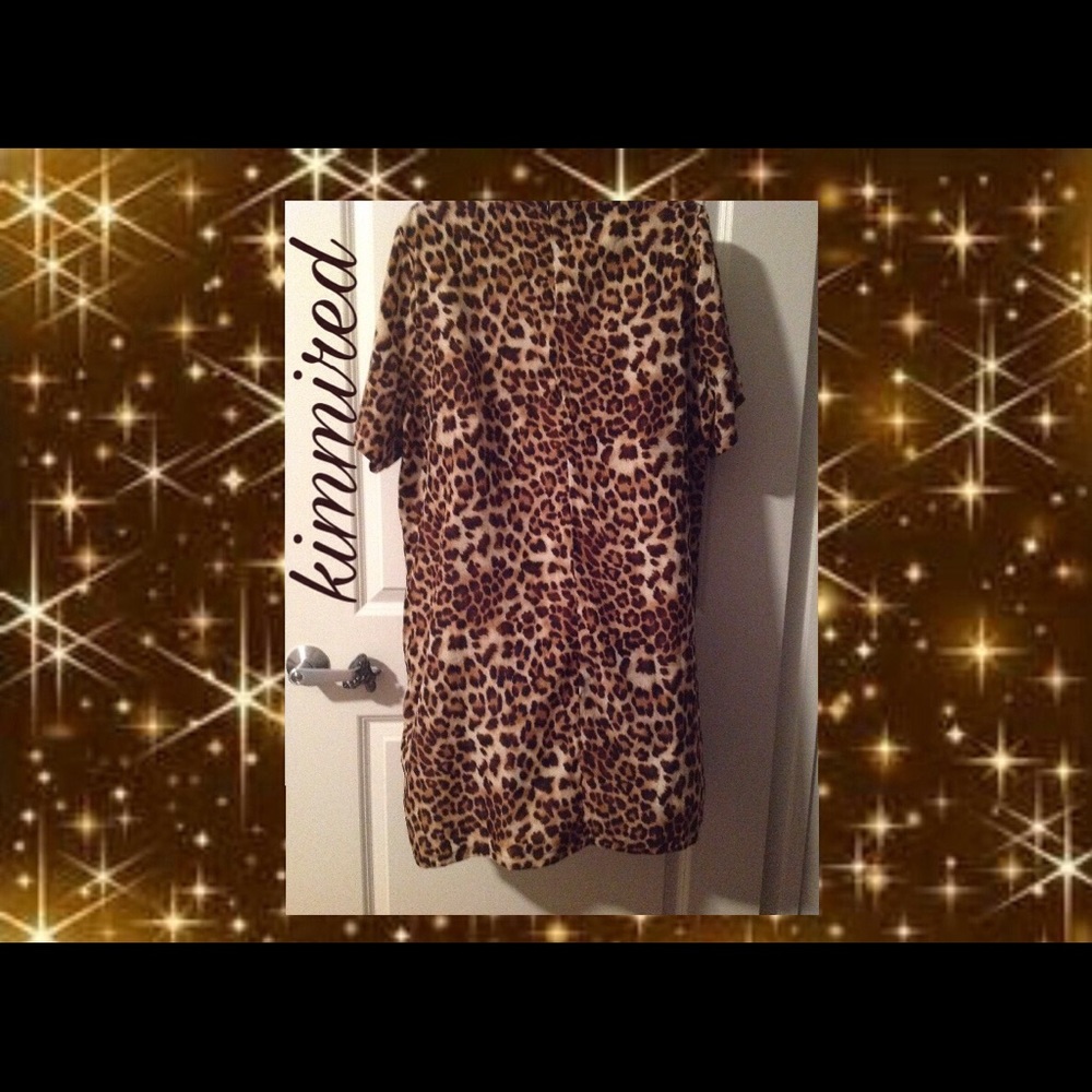New Look Animal Print Shirt Dress~US 18~(untagged) - Picture 2 of 2