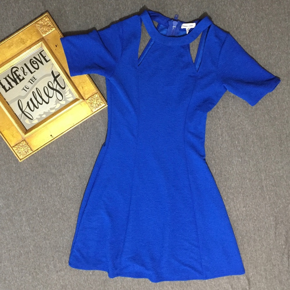 UO Silence and Noise Cutout Skater Dress