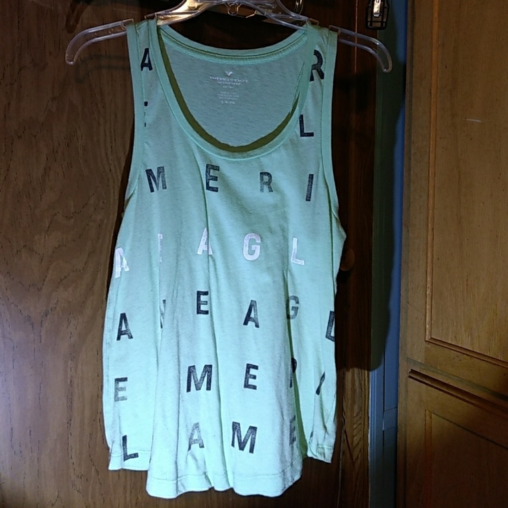 American Eagle Printed Tank Top Small