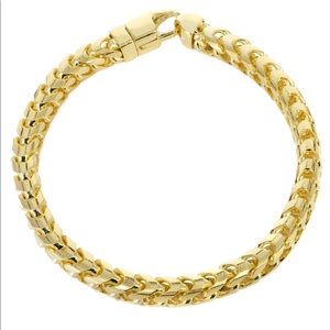 Solid Mens Franco Bracelet