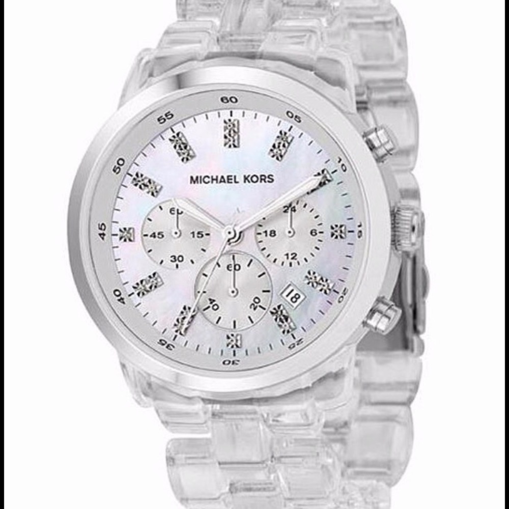 Michael Kors clear watch