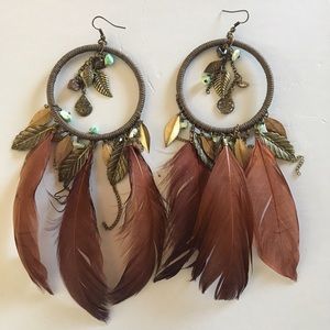 Dreamcatcher earrings