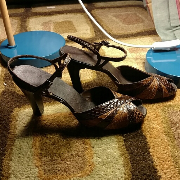 Vintage python heels - Picture 2 of 5