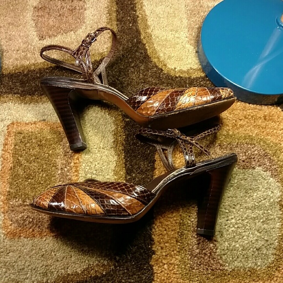 Vintage python heels - Picture 4 of 5