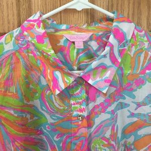 NWOT Lilly Pulitzer Jupiter Island Coverup Large