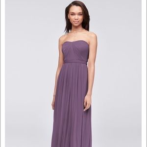 David's Bridal Versa Convertible Mesh Dress