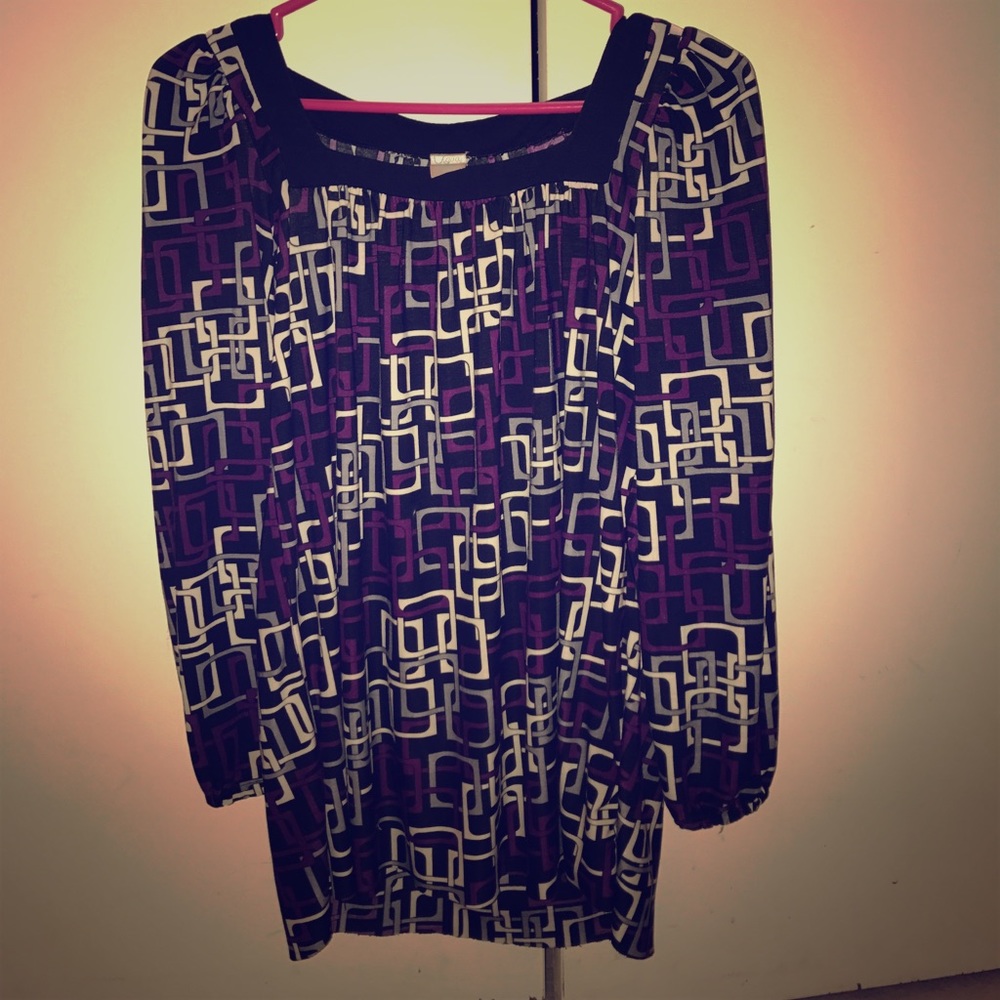 Geometric patterned shirt