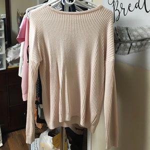 Brandy Melville baby pink Ollie sweaterNO TRADE