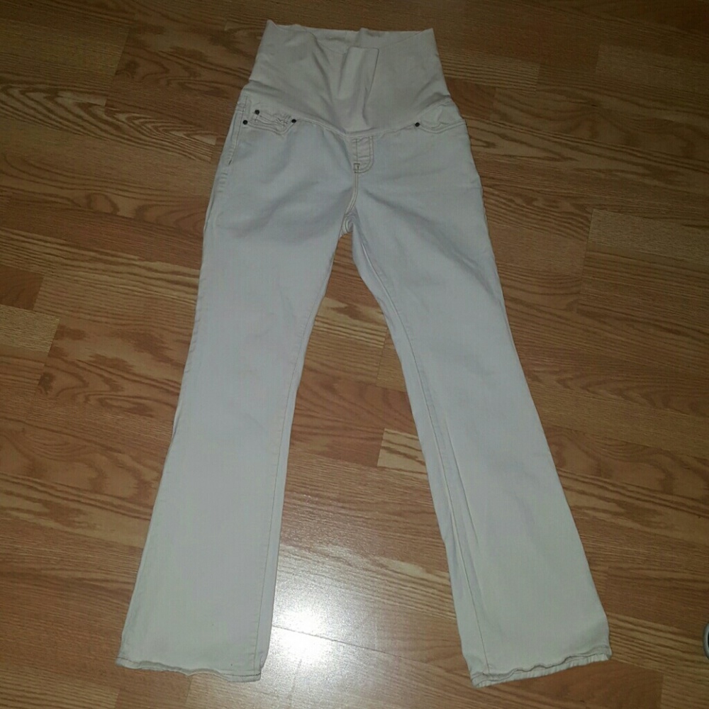 Gap Maternity beige bootcut pants size 6 regular