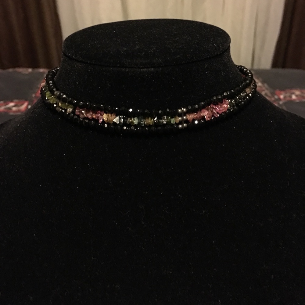 Beautiful Semi precious stone woman's chocked