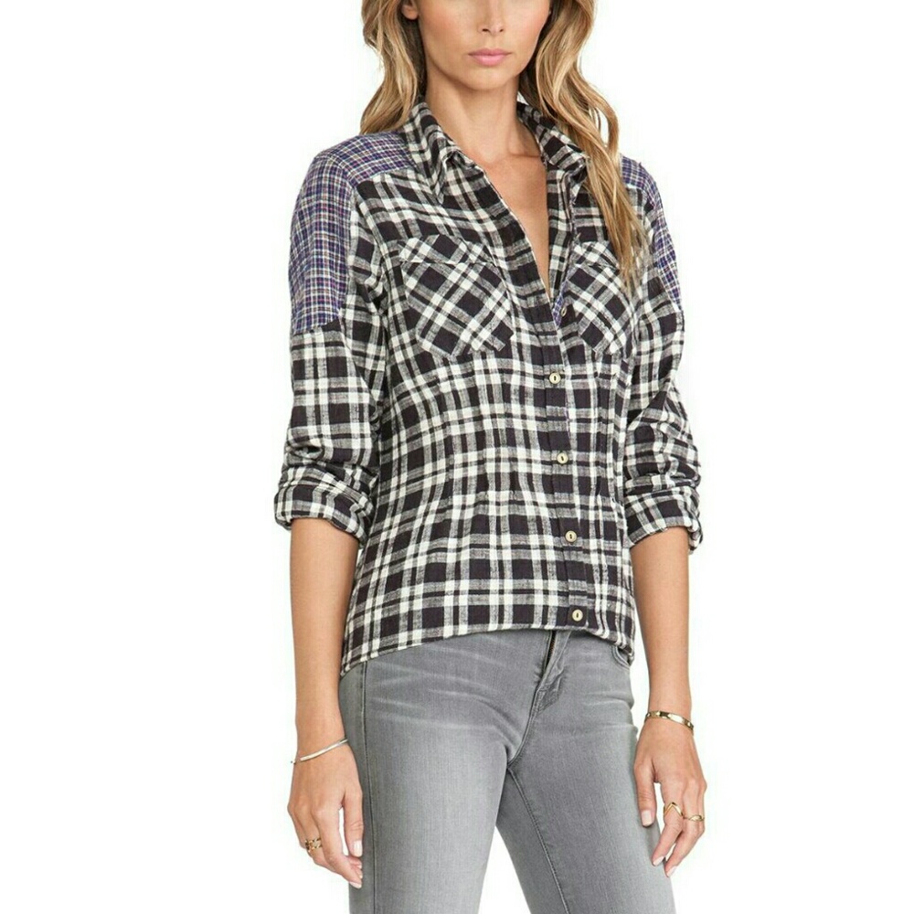 Free People Plaid Shirt