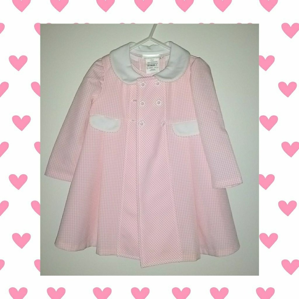 Bonnie baby pink and white two piece set