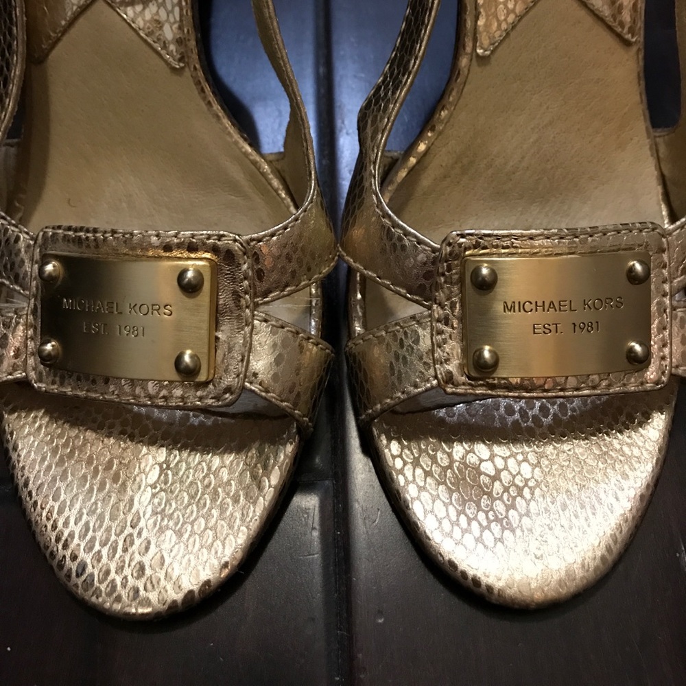 Michael Kors Gold shoes