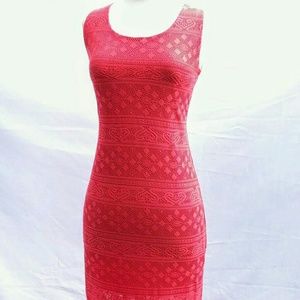 Deep Melon Knitted Dress