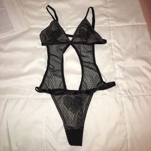 Perfect Condition Victoria's Secret Black Teddy!